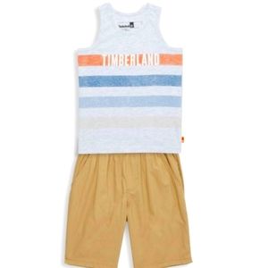 Nwt timberland boy short set size 8